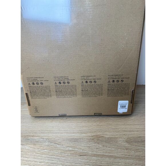 Pottery Barn Jeu De Carters Box Candle Set 32 Pieces Home Decor Entertaining - Picture 8 of 8